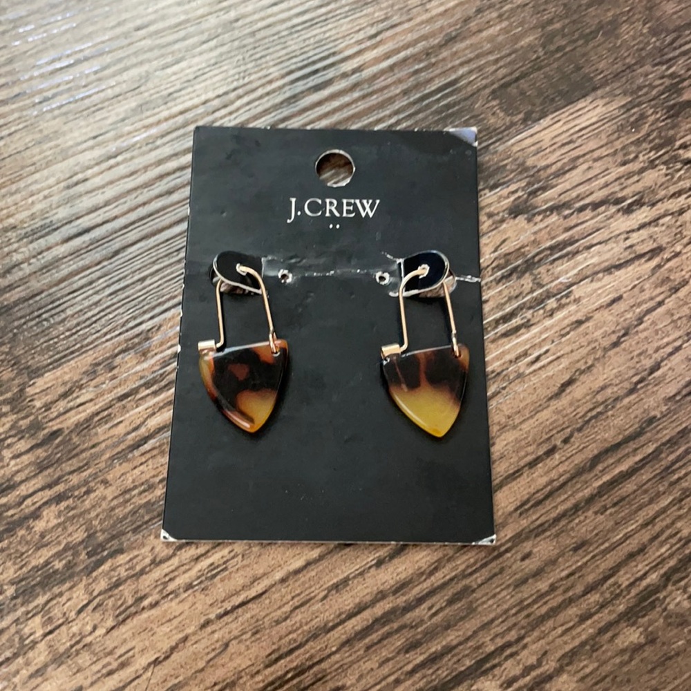 J. Crew Tortoise Shell Style Earrings!